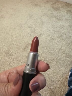 Old Packaging MAC Satin Lipstick Color Mocha Slightly Damaged